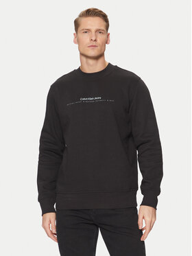 Calvin Klein Jeans Calvin Klein Jeans Суитшърт Minimal Logo J30J327119 Черен Regular Fit