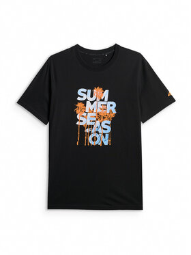 4F 4F T-Shirt BEACHWEAR Czarny Regular Fit