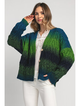 Fobya Fobya Kardigan F1972 Granatowy Basic Fit
