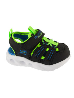 Skechers Skechers Sandały Skechers S-Lights: Sola Glow Sandal - Hyper-Coast Czarny