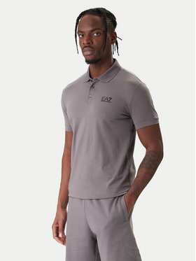 EA7 Emporio Armani EA7 Emporio Armani Поло 8NPF14 PJVQZ U8086 Сірий Regular Fit