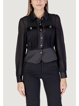 Morgan De Toi Morgan De Toi Blusa 232-CLOCLO Nero Shirt Fit