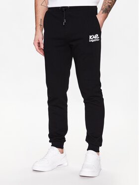 KARL LAGERFELD KARL LAGERFELD Spodnie dresowe 705081 531900 Czarny Regular Fit