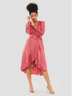 Swing Swing Koktel haljina 5AE05800 Crvena Regular Fit