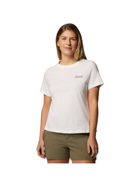 Columbia Columbia T-Shirt Columbia Rolling Bend Graphic SS Tee Beżowy Regular Fit