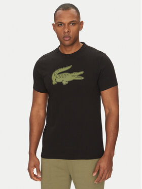 Lacoste Lacoste Marškinėliai TH2042 Juoda Regular Fit