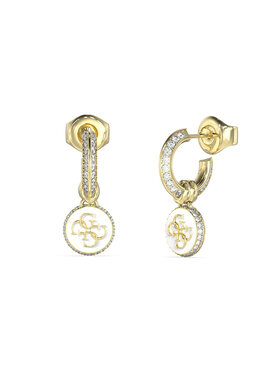 Guess Guess Kolczyki JUBE04054JWYGWHT/U Złoty