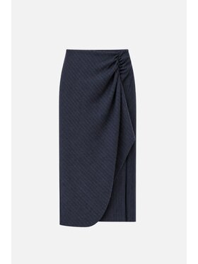 PINKO PINKO Spódnica midi Capena Granatowy Slim Fit
