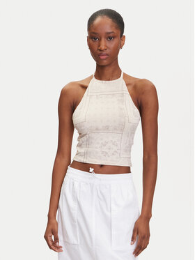 Karl Kani Karl Kani Top PD00005472 Beige Slim Fit