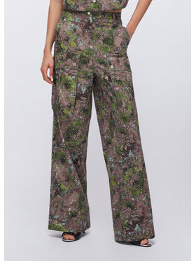 Liu Jo Liu Jo Pantaloni di tessuto WA6125T433AP9360 Viola Loose Fit