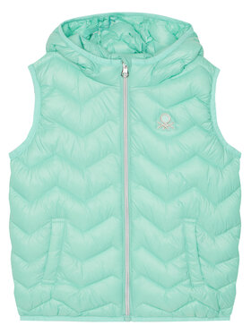 United Colors Of Benetton United Colors Of Benetton Vestă 21INCJ00Q Verde Regular Fit