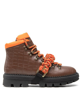PINKO Pinko Bakancs Zenzero Scarpa AI 22-23 BLKS1 1H2134 A07K Barna