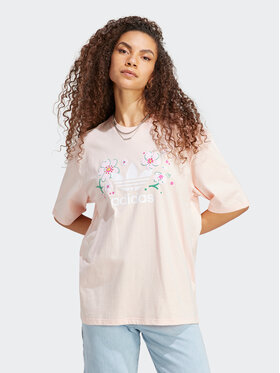 adidas adidas T-Shirt Oversized T-Shirt IP3752 Ροζ