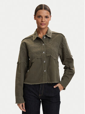 ONLY ONLY Demisezoninė striukė Elena 15232378 Žalia Regular Fit