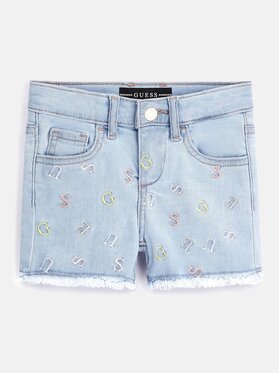 Guess Guess Džínsové šortky K3GD16 D4CA0 Modrá Regular Fit