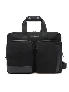 Tommy Hilfiger Tommy Hilfiger Laptoptáska Th Business Nylon Computer Bag AM0AM13191 Fekete