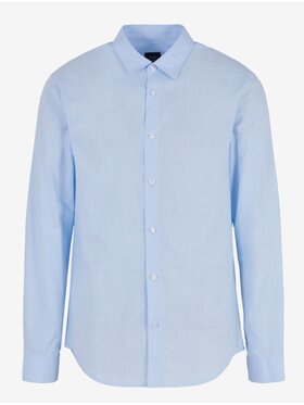 Armani Exchange Armani Exchange Košeľa 3DZC38 ZN4OZ Modrá Regular Fit