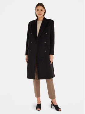 Calvin Klein Calvin Klein Вовняне пальто K20K205935 Чорний Regular Fit