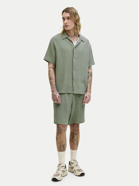 Jack & Jones Jack & Jones Completo camicia e pantaloncini Nantucket 12302220 Verde Relaxed Fit