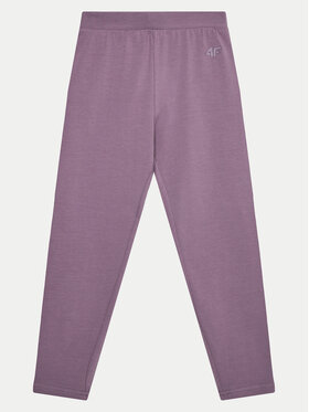4F 4F Tamprės 4FJWMM00TTIGF178 Violetinė Slim Fit