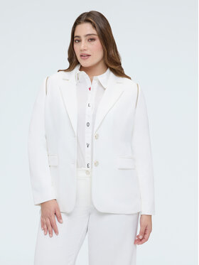 Fiorella Rubino Fiorella Rubino Giacca da abito Q008T100262N011 Bianco Slim Fit