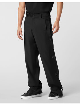 PHILIPP PLEIN PHILIPP PLEIN Pantaloni di tessuto 26131 Nero Wide Fit