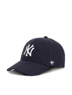 47 Brand 47 Brand Czapka z daszkiem New York Yankees 47 B-MVP17WBV-HM Granatowy