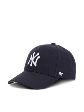47 Brand 47 Brand Шапка с козирка New York Yankees 47 B-MVP17WBV-HM Тъмносин