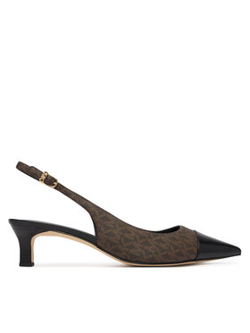 MICHAEL Michael Kors MICHAEL Michael Kors Lodičky Amara Toe Cap Sling 40S6AMMP1B Hnedá