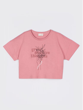 Coccodrillo Coccodrillo T-Shirt WC2143202GRO Różowy Regular Fit