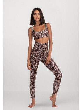 Flavia Valentini Flavia Valentini Legginsy 101 Złoto bicolour Compression Fit
