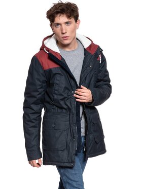 Mustang Mustang Kurtka zimowa DANIEL H PARKA Czarny Regular Fit