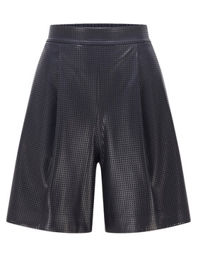 Boss Boss Šortky z imitácie kože C_Tafy 50449100 Čierna Regular Fit