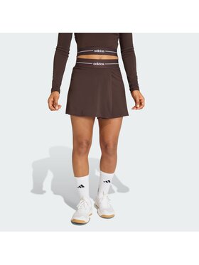 adidas adidas Spódnica mini Hyperglam Brązowy Fitted Fit