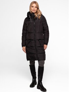 Perso Perso Kurtka damska BLH251010F Czarny Regular Fit