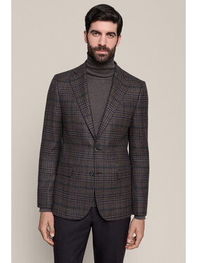 Lancerto Lancerto Marynarka Mantova MA073226000002 Brązowy Regular Fit