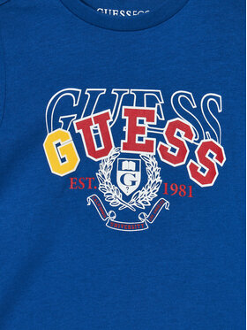 Guess T-shirt N5RI00 K8HM4 Plava Regular Fit