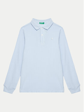 United Colors Of Benetton United Colors Of Benetton Polo 3089C300Z Błękitny Regular Fit