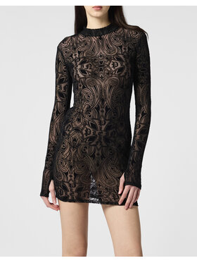 PHILIPP PLEIN PHILIPP PLEIN Večerné šaty 26443 Čierna Fitted Fit