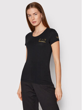 EA7 Emporio Armani EA7 Emporio Armani Tricou 8NTT65 TJDQZ 1200 Negru Slim Fit