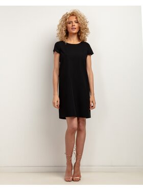 Tessita Tessita Sukienka koktajlowa SUKIENKA_T441 _3_3XL Czarny Loose Fit
