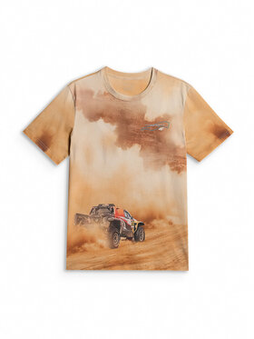 4F 4F T-Shirt LIMITLESS DESERT Beżowy Regular Fit