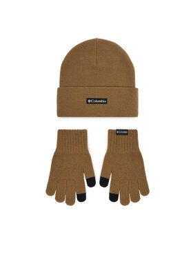 Columbia Columbia Set di Cappello e Guanti CSC 2180791 Marrone chiaro