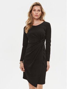 Rinascimento Rinascimento Коктейлна рокля CFC0115578003 Черен Regular Fit