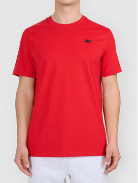 4F 4F T-Shirt 4FWAW26TTSHM3578-62S Czerwony Active Fit