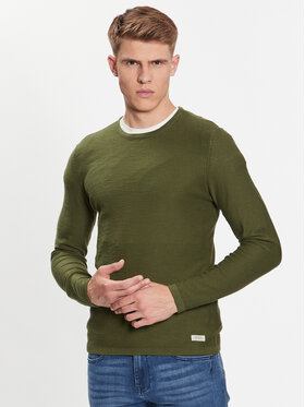 Blend Blend Pullover 20715134 Grün Slim Fit