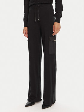 Liu Jo Sport Liu Jo Sport Pantaloni in maglia TF5041 MS75L Nero Regular Fit