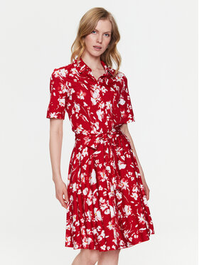 MAX&Co. MAX&Co. Sukienka koszulowa Francia 76212223 Czerwony Regular Fit