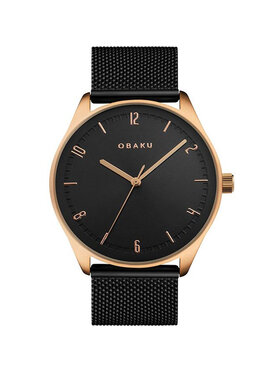 Obaku Obaku Zegarek V235GXVBMB Czarny