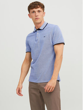 Jack&Jones Jack&Jones Polo majica Paulos 12136668 Modra Slim Fit
